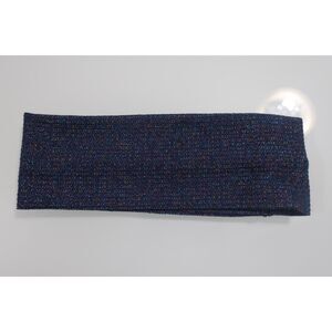 Navy Shimmer Headband Ribbed Knit NWOT